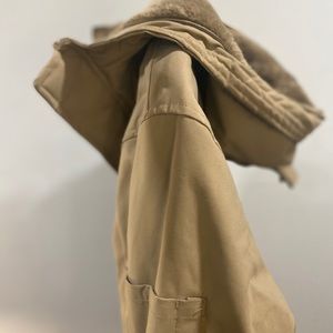 Men’s Cream Winter Coat L